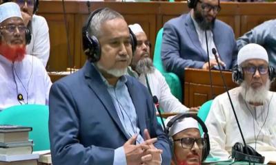 সংসদে নিজেকে ‍‍‘শিশু মুক্তিযোদ্ধা‍‍’ দাবি জামায়াতের নায়েবে আমিরের