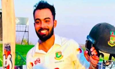 যে মাঠে বিশ্বজয়, সেখানেই হৃদয়ের ব্যাটে ডাবল সেঞ্চুরি