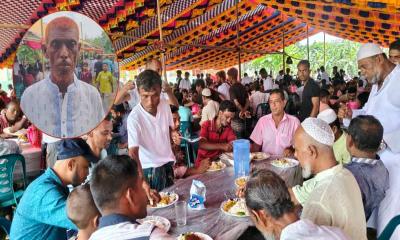 মৃত্যুর আগেই ‘চল্লিশা’, ৫ হাজার অসহায়কে খাওয়ালেন দম্পতি