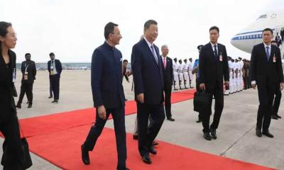 ব্রিকস সম্মেলনে যোগ দিতে নয়াদিল্লিতে চীনের প্রেসিডেন্ট