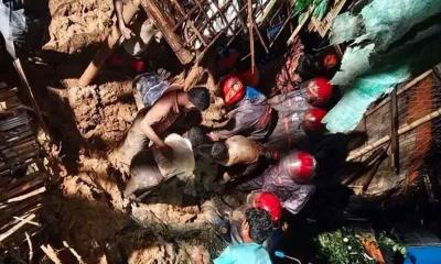 টানা বর্ষণে কক্সবাজারে পাহাড়ধসে, প্রাণহানি বেড়ে ১৯