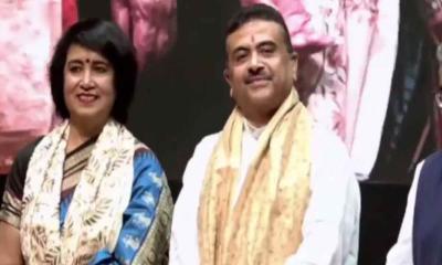 বাংলাদেশ থেকে নির্বাসিত লেখিকা তসলিমা নাসরিনের নিরাপত্তার দায়িত্ব নিলেন শুভেন্দু