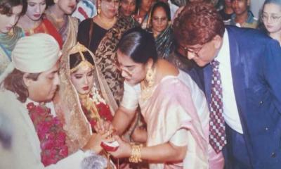 বিয়ের স্মৃতি মনে করে শ্বশুরকে ভালোবাসা জানালেন ওমর সানী