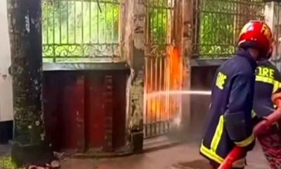 বজ্রপাতে বিদ্যুৎমন্ত্রীর বাসায় আগুন