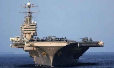 মার্কিন যুদ্ধজাহাজে হাজারো সেনার জীবন সংকটে
