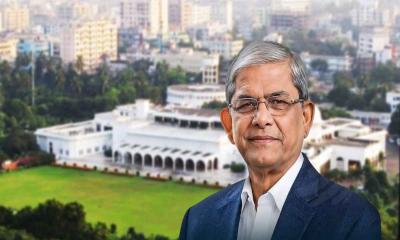 আজ বঙ্গভবনে উঠছেন রাষ্ট্রপতি মির্জা ফখরুল