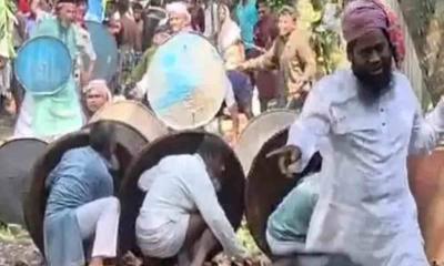 ঈদের মাংস বণ্টন নিয়ে ভাঙ্গায় সংঘর্ষে আহত অন্তত ৩০