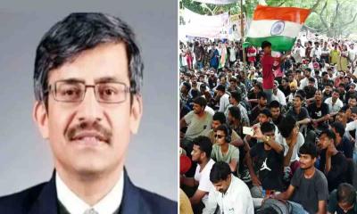 শিক্ষার্থী বিক্ষোভের মুখে বদলি ভারতের শিক্ষা সচিব