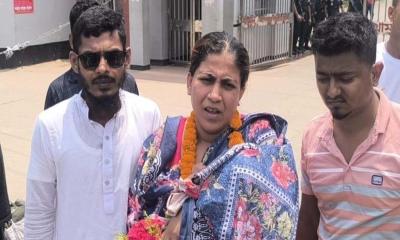 সন্তানসহ মুক্তি পেলেন যুব মহিলা লীগ নেত্রী