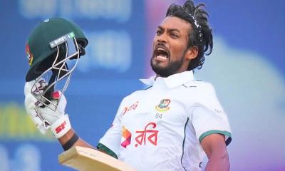 দুর্দান্ত ব্যাটিংয়ে নতুন ইতিহাস গড়লেন নাজমুল শান্ত