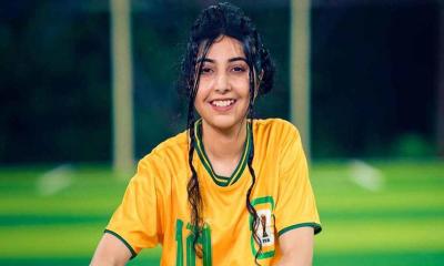 ব্রাজিলকে শুভকামনা জানিয়ে জার্সিতে পড়শি