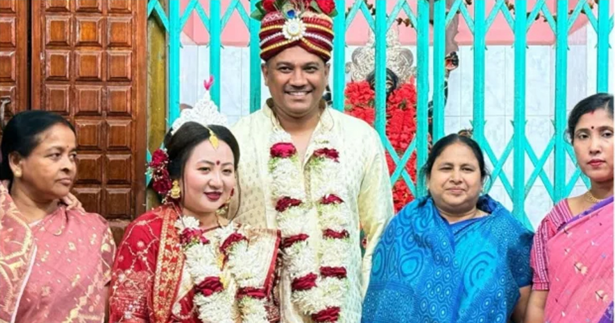 প্রেমের টানে ফেনীতে ফিলিপাইনের তরুণী