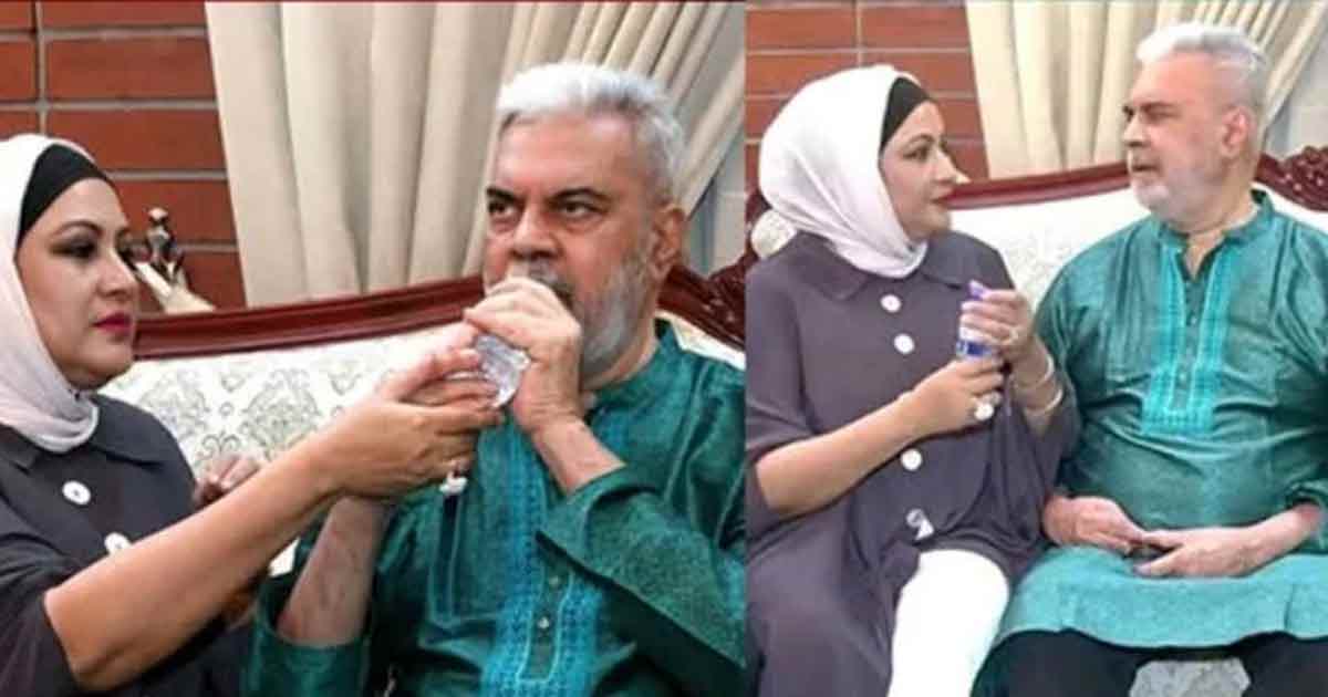 অসুস্থ ইলিয়াস কাঞ্চনকে দেখতে গুলশানের বাসায় চিত্রনায়িকা সুচন্দা-চম্পা