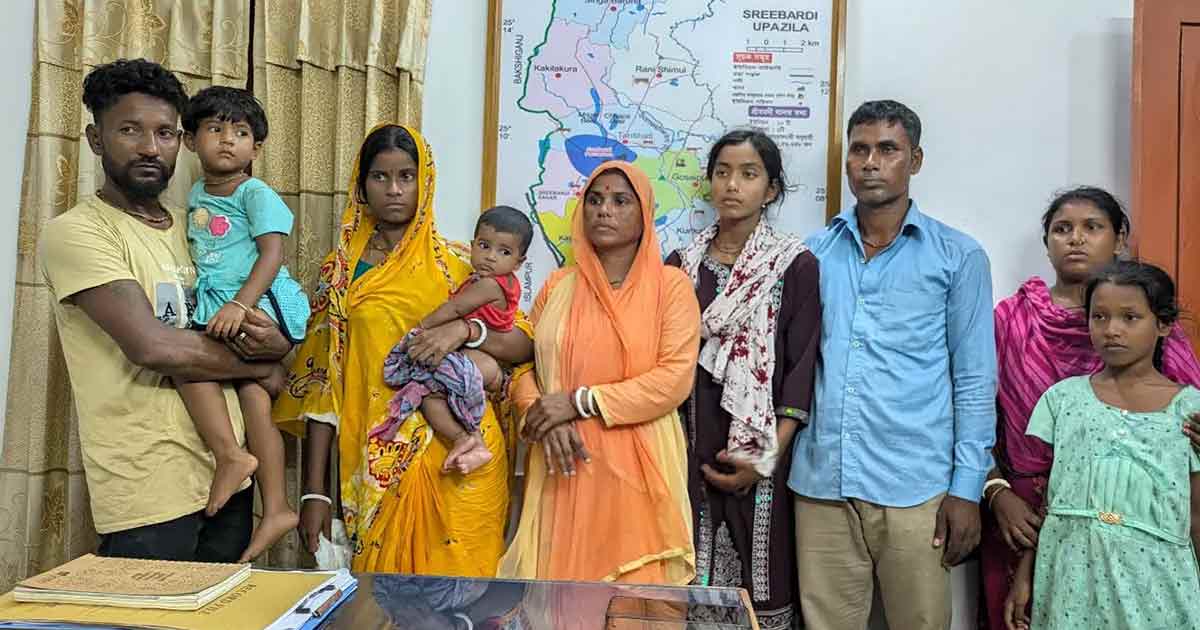 শেরপুর সীমান্ত দিয়ে ভারতে যাওয়ার চেষ্টা নারী-শিশুসহ ৯ জন আটক