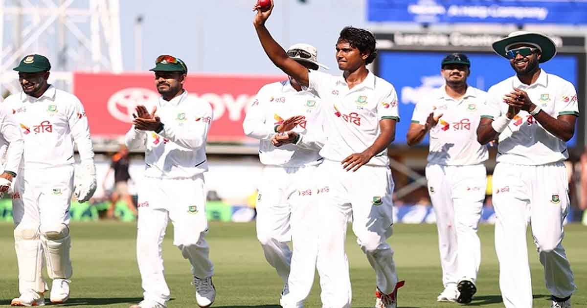 হাসানের আগুনে ১৯৮ রানে গুটিয়ে গেল অস্ট্রেলিয়া