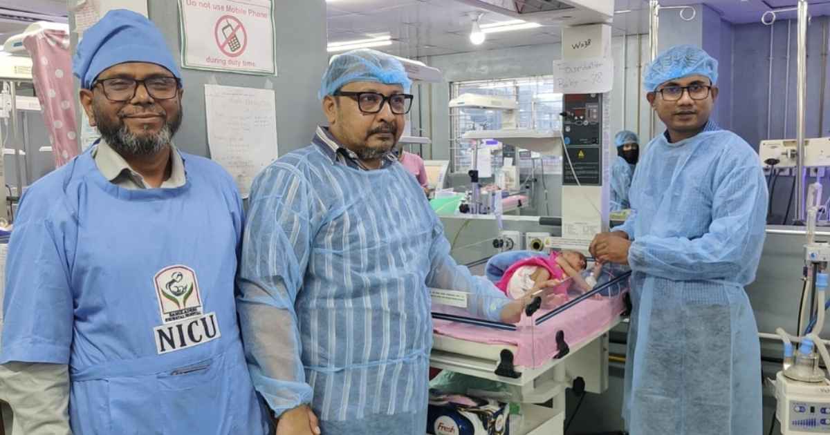 প্রধানমন্ত্রীর উদ্যোগে নতুন জীবনের পথে পরিত্যক্ত সেই নবজাতক
