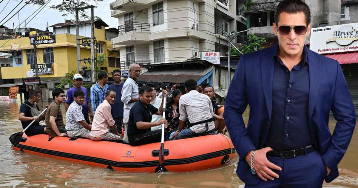 আসামের বন্যার্তদের পাশে দাঁড়ালেন সালমান খান