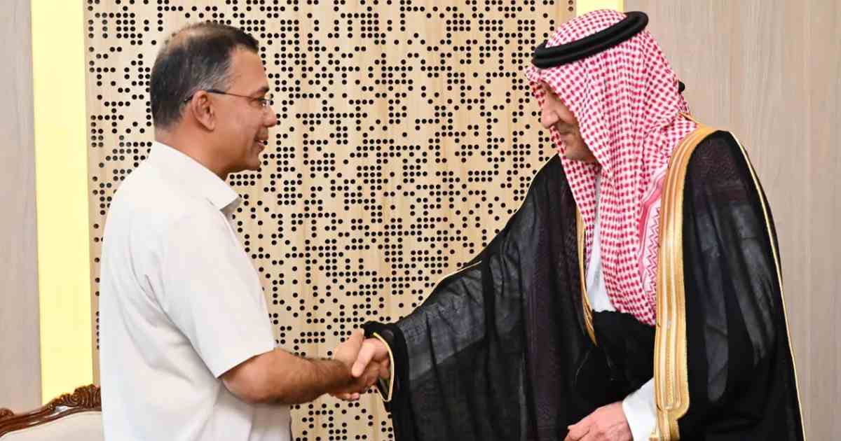 প্রধানমন্ত্রীর সঙ্গে সৌদি আরবের উপ-পররাষ্ট্রমন্ত্রীর বৈঠক