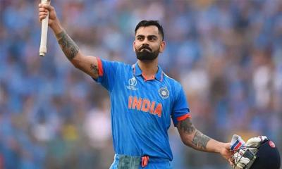 ওয়ানডেতে ১৫ হাজার রানের মাইলফলকে কোহলি