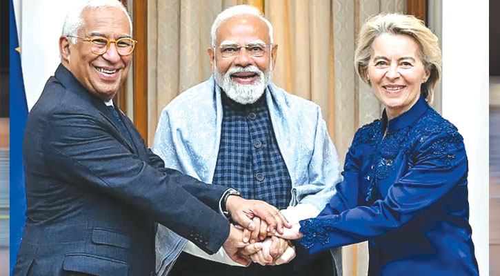 ইইউ ও ভারতের মধ্যে ‘ঐতিহাসিক’ বাণিজ্য চুক্তি সই